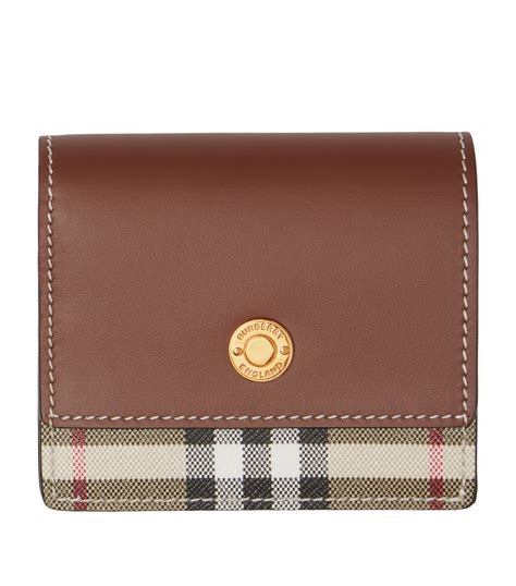 vintage burberry wallet|small burberry wallet for women.